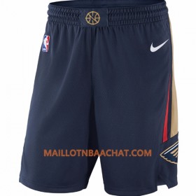 New Orleans Pelicans Homme Shorts Bleu foncé Nike Swingman